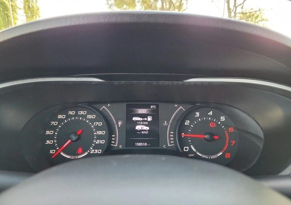 Fiat Tipo cena 44900 przebieg: 156000, rok produkcji 2018 z Olsztynek małe 232